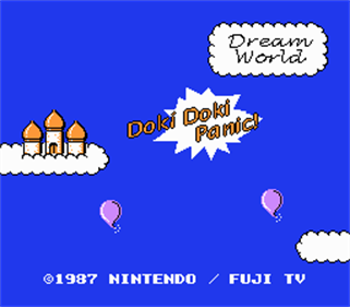 Yume Kōjō: Doki Doki Panic - Screenshot - Game Title Image