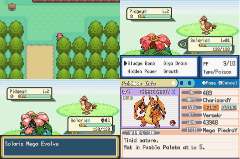 Pokemon super fire red(hack rom de mega evolução)