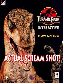 Jurassic Park Interactive - Advertisement Flyer - Front Image