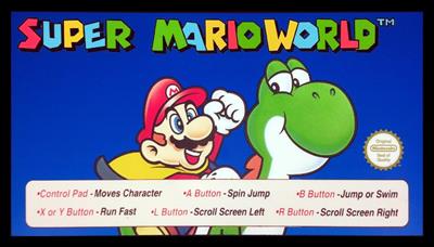 Super Mario World - Arcade - Marquee Image