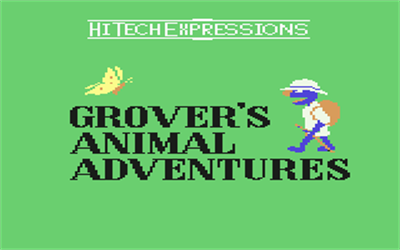 Grover's Animal Adventures - Screenshot - Game Title Image