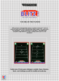 Blitz! Action Football - Box - Back Image