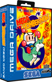 Mega Bomberman - Box - 3D Image