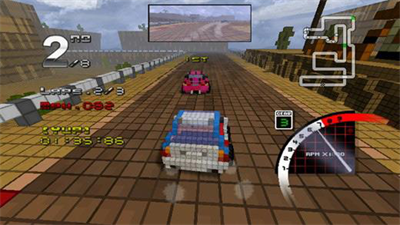 3D Pixel Racing - Screenshot - Gameplay Image