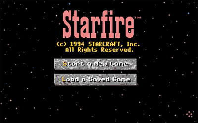 Starfire - Screenshot - Game Title