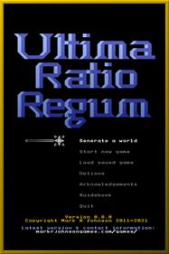 Ultima Ratio Regum - Fanart - Box - Front Image