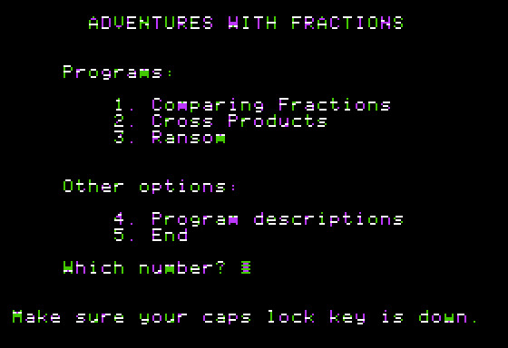 Adventures With Fractions
