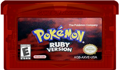 Pokémon Ruby Version - Cart - Front Image