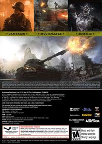 Call of Duty: WWII - Fanart - Box - Back Image