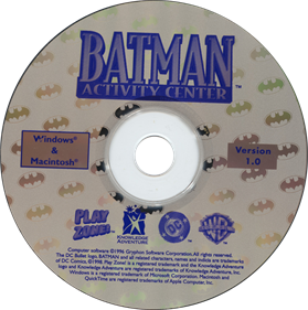 The Adventures of Batman & Robin: Activity Center - Disc Image