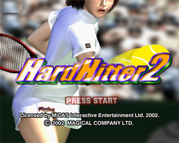 Hard Hitter Tennis - Screenshot - Game Title Image