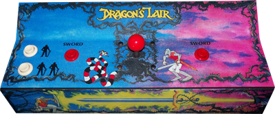 Dragon's Lair - Arcade - Control Panel Image