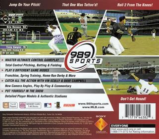 MLB 2002 - Box - Back Image