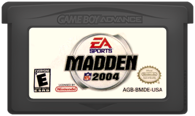 Madden NFL 2004 - Cart - Front Image