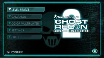 Tom Clancy's Ghost Recon: Advanced Warfighter 2 - Screenshot - Game Select Image