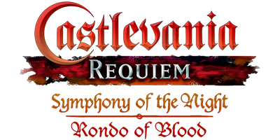 Castlevania Requiem: Symphony of the Night & Rondo of Blood - Clear Logo Image