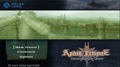 Aedis Eclipse: Generation of Chaos - Screenshot - Game Title Image
