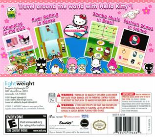 Travel Adventures with Hello Kitty - Box - Back Image