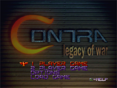 Contra: Legacy of War - Screenshot - Game Title Image