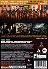 Medal of Honor: Warfighter - Box - Back Image