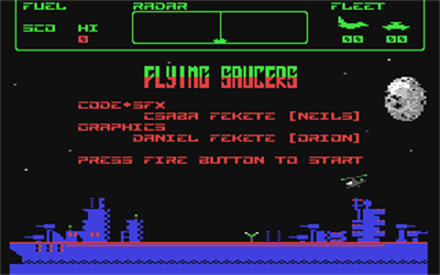 Flying Saucers - Screenshot - Game Title Image