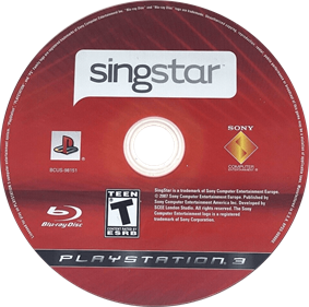 SingStar - Disc Image