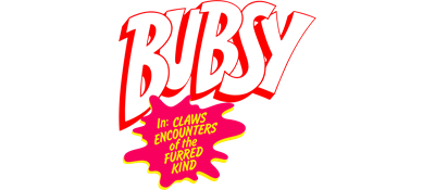 Bubsy in: Claws Encounters of the Furred Kind - Clear Logo Image