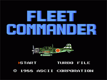 Fleet Commander - Screenshot - Game Title Image