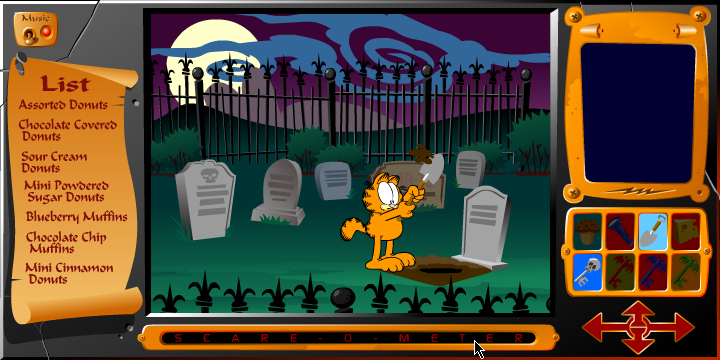 Garfield Scary Scavenger Hunt - Garfield Games