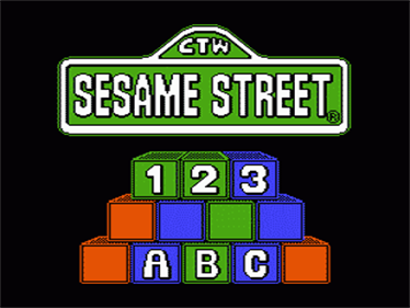Sesame Street ABC & 123 - Screenshot - Game Title Image
