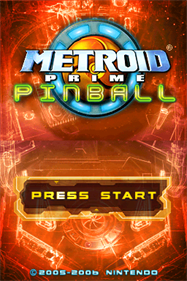 Metroid Prime Pinball - Screenshot - Game Title Image