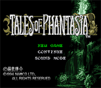 Tales of Phantasia - Screenshot - Game Title Image