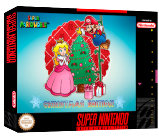 Super Mario World: Christmas Edition - Box - 3D Image