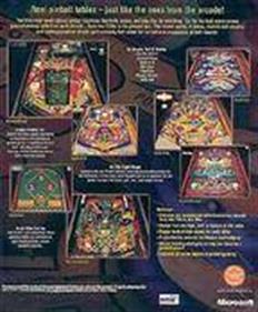 Microsoft Pinball Arcade - Box - Back Image