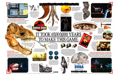 Jurassic Park - Advertisement Flyer - Front Image