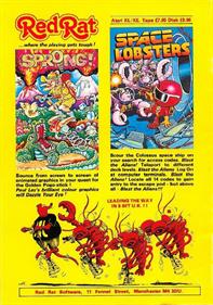 Space Lobsters - Advertisement Flyer - Front Image