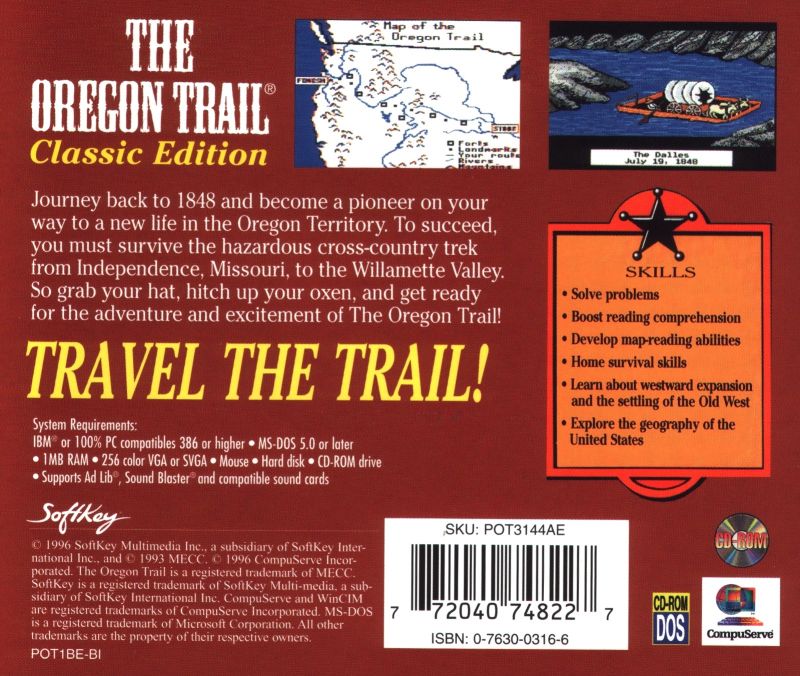The Oregon Trail Deluxe Details LaunchBox Games Database