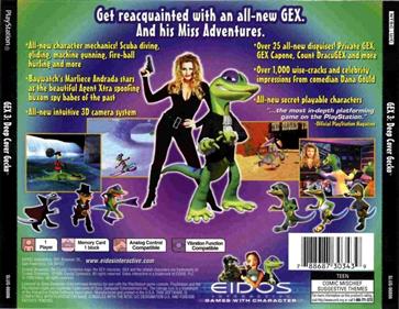 Gex 3: Deep Cover Gecko - Box - Back Image