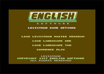Leviathan - Screenshot - Game Select Image