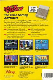 Dick Tracy: The Crime Solving Adventure - Box - Back Image