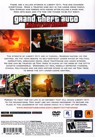 Grand Theft Auto: Liberty City Stories - Box - Back Image