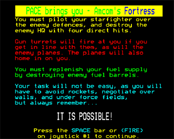 Fortress - Screenshot - Game Select Image