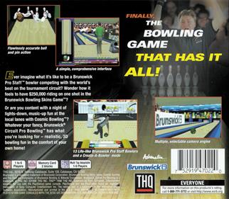 Brunswick Circuit Pro Bowling - Box - Back Image