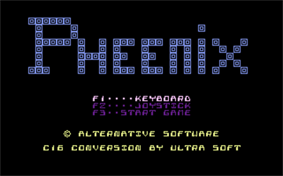 Pheenix - Screenshot - Game Title Image