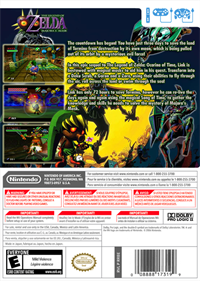 The Legend of Zelda: Majora's Mask - Fanart - Box - Back Image