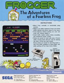 Frogger - Advertisement Flyer - Front Image