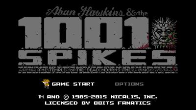 1001 Spikes - Screenshot - Game Title Image