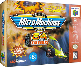 Micro Machines 64 Turbo - Box - 3D Image