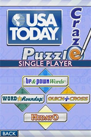 USA Today Puzzle Craze - Screenshot - Game Title Image