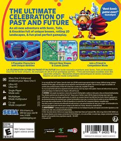 Sonic Mania - Box - Back Image